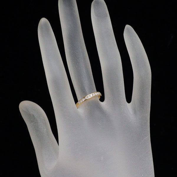 K18YG ダイヤモンド リング 0.31ct  ハーフエタニティ