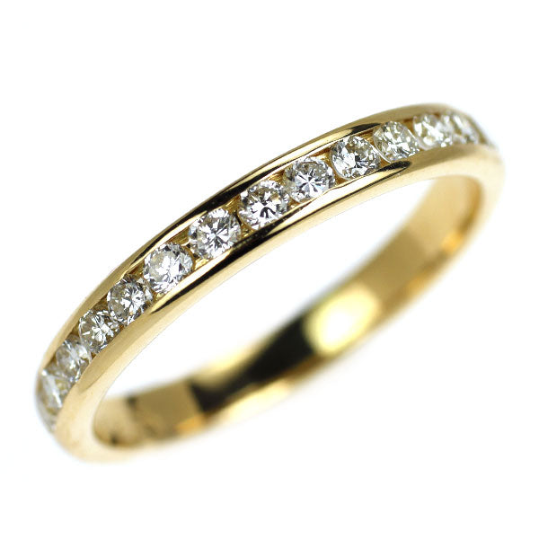 K18YG ダイヤモンド リング 0.31ct  ハーフエタニティ