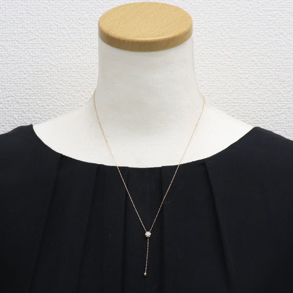 フォーエバーマーク K18PG ダイヤモンド ペンダントネックレス 0.101ct