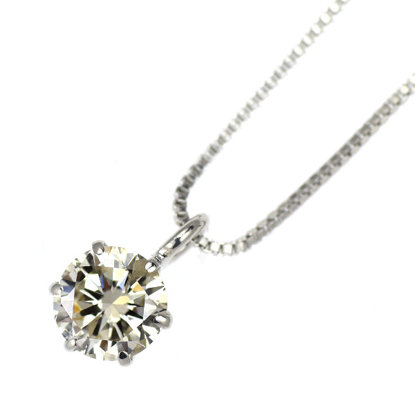 K18WG ダイヤモンド ペンダントネックレス 0.23ct