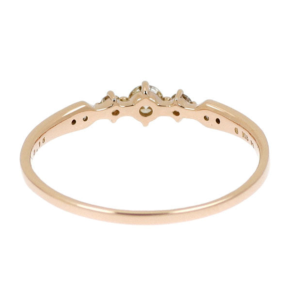 K18PG ダイヤモンド リング 0.15ct — セルビーオンラインストア