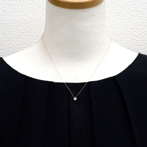 K18YG ダイヤモンド ペンダントネックレス 0.15ct