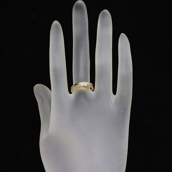 K18YG ダイヤモンド リング 0.13ct