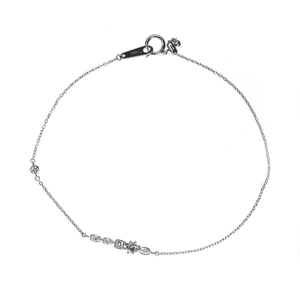GINZA TANAKA Pt950 ダイヤモンド ブレスレット 0.28ct