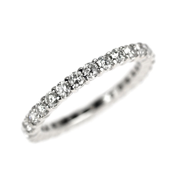 K18WG ダイヤモンド リング 0.74ct フルエタニティ ピンキー