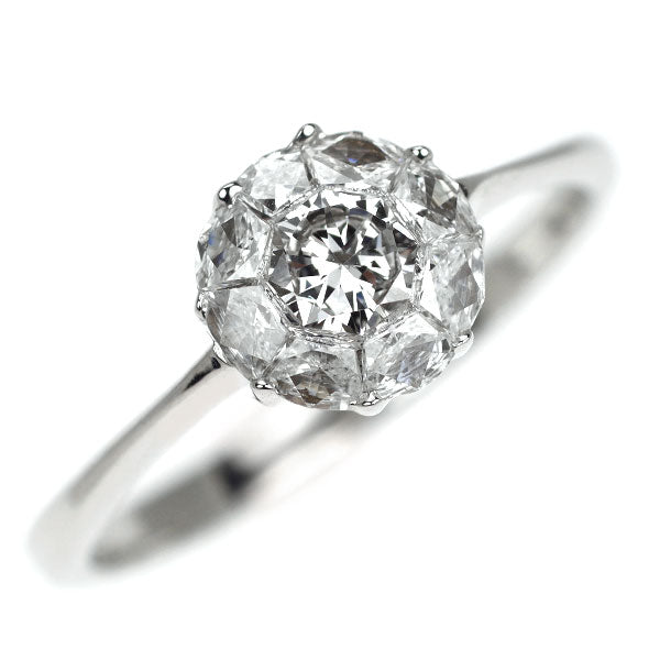 K18WG ダイヤモンド リング 0.52ct