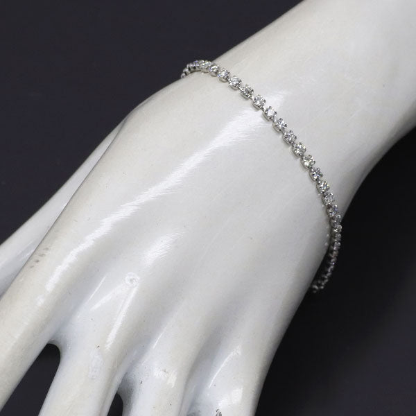 Pt850 ダイヤモンド ブレスレット 3.00ct テニス