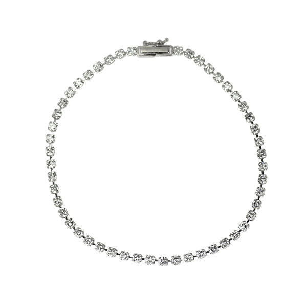 Pt850 ダイヤモンド ブレスレット 3.00ct テニス