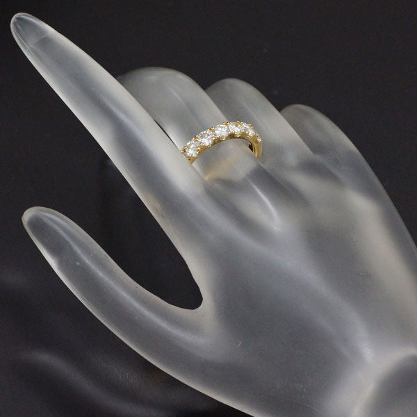 K18YG ダイヤモンド リング 2.22ct ハーフエタニティ