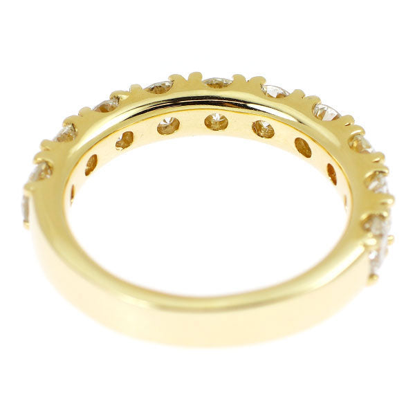 K18YG ダイヤモンド リング 2.22ct ハーフエタニティ