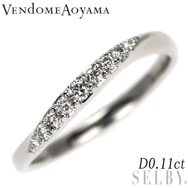 ヴァンドーム青山 Pt950 ダイヤモンド リング 0.11ct — セルビー 