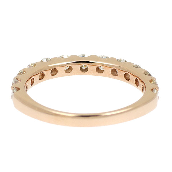 K18PG ダイヤモンド リング 1.00ct ハーフエタニティ