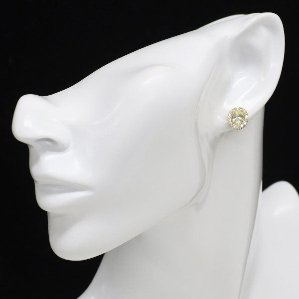 新品 K18YG IGI鑑定書付 オーバルカット ダイヤモンド ピアス 2.000ct K/L SI1 VG D0.60ct 【エスコレ】