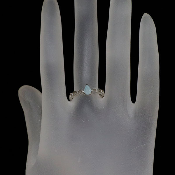 新品 希少 Pt950 シルキーパライバトルマリン リング 0.355ct【エスコレ】