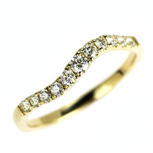 K18YG ダイヤモンド リング 0.35ct