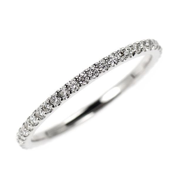 Pt900 ダイヤモンド リング 0.42ct フルエタニティ