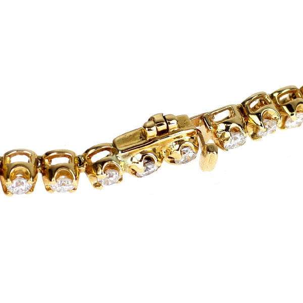 K18YG ダイヤモンド テニス ブレスレット 2.00ct