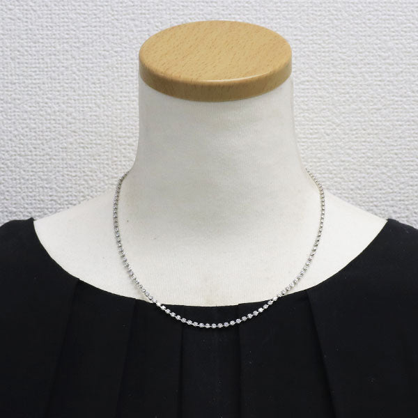Pt850 ダイヤモンド テニス ネックレス 5.00ct