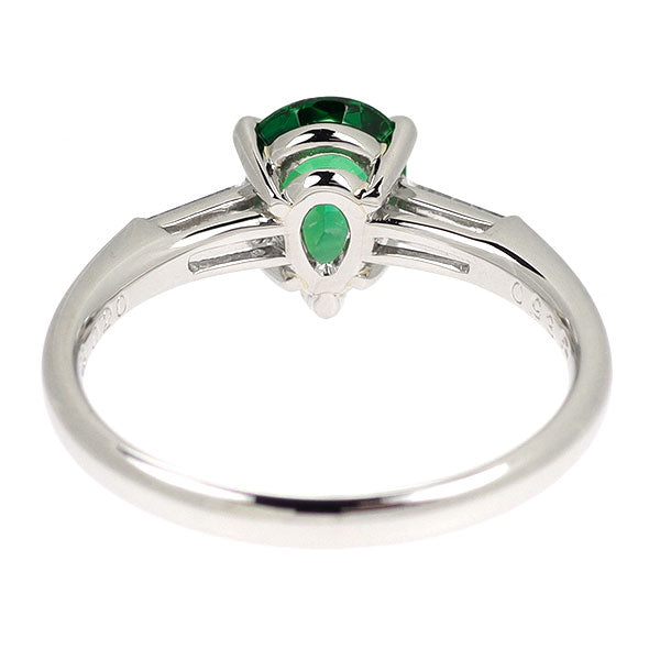 Pt900 クロムトルマリン ダイヤモンド リング 0.93ct D0.20ct