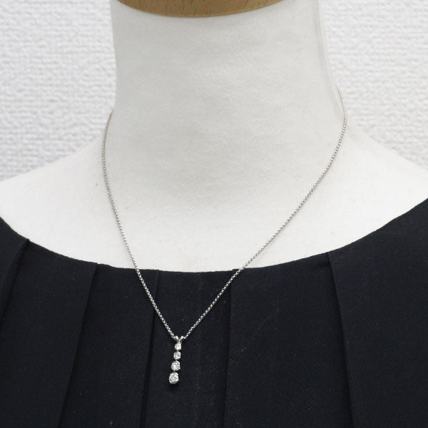 ロイヤルアッシャー Pt900/ Pt850 ダイヤモンド ペンダントネックレス 0.50ct