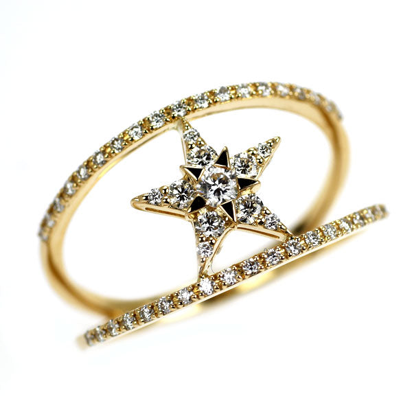 スタージュエリー K18YG ダイヤモンド リング 0.31ct STAR of STARS
