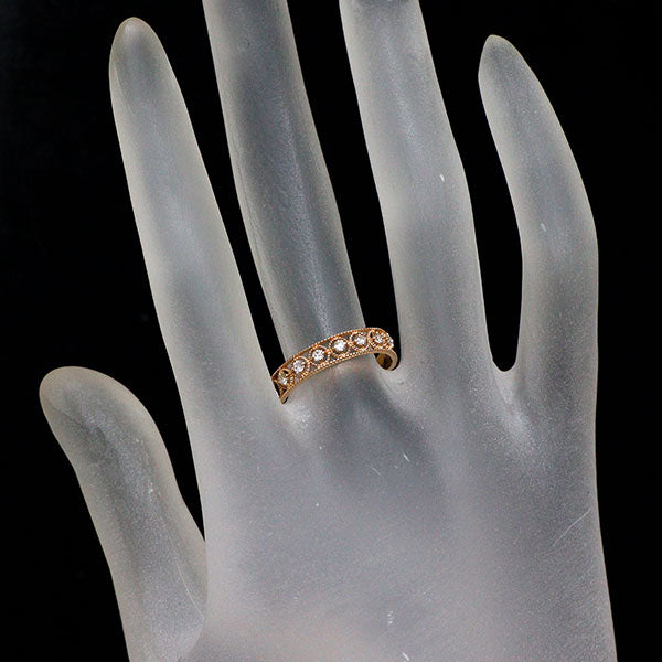 K18PG ダイヤモンド リング 0.12ct
