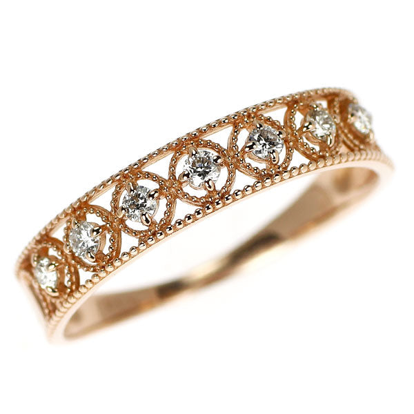 K18PG ダイヤモンド リング 0.12ct