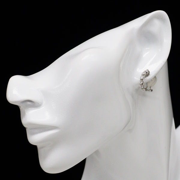 Pt900 ダイヤモンド ピアス 1.00ct フープ