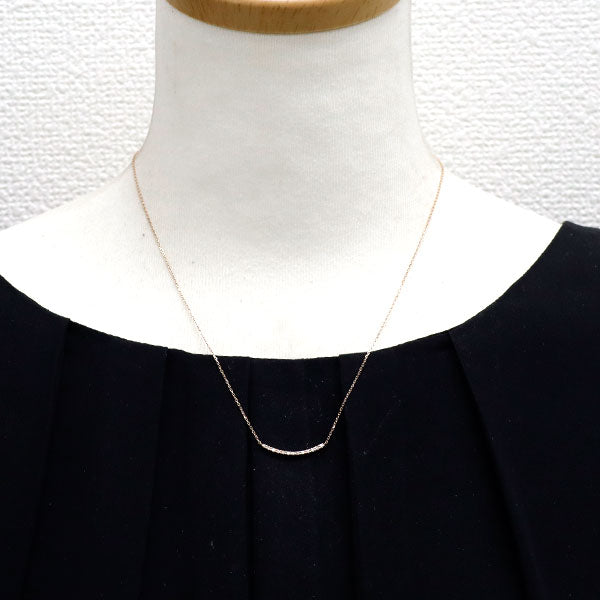 ヴァンドーム青山 K18PG ダイヤモンド ペンダントネックレス