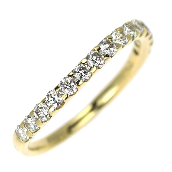 K18YG ダイヤモンド リング 0.50ct ハーフエタニティ — セルビー