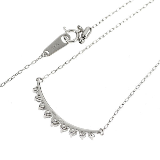 K18WG ダイヤモンド ペンダントネックレス 0.53ct — セルビー
