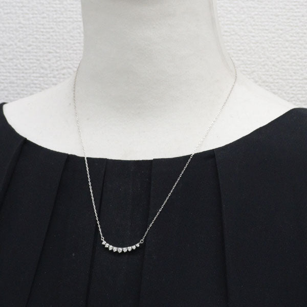 K18WG ダイヤモンド ペンダントネックレス 0.53ct