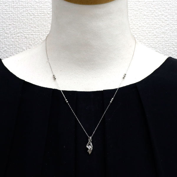 GSTV Pt950 ダイヤモンド ペンダントネックレス 0.18ct