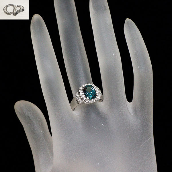 クレサンベール Pt950 再結晶アレキサンドライト ダイヤモンド リング 2.31ct D0.50ct