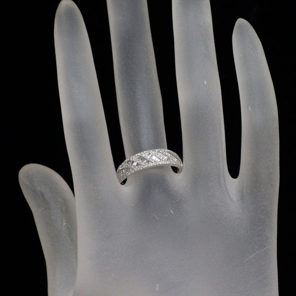 K18WG ダイヤモンド リング 0.55ct