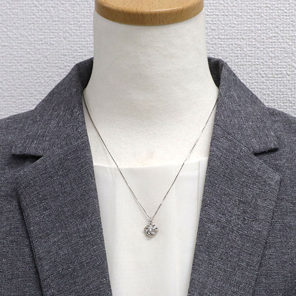 Pt900/ Pt850 ダイヤモンド ペンダントネックレス 0.304ct G SI2 EX D0.09ct