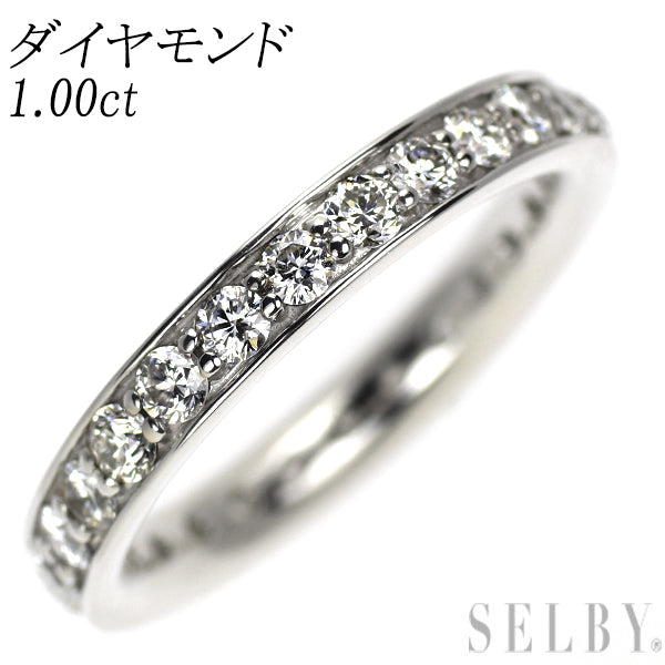K18WG ダイヤモンド リング 1.00ct フルエタニティ