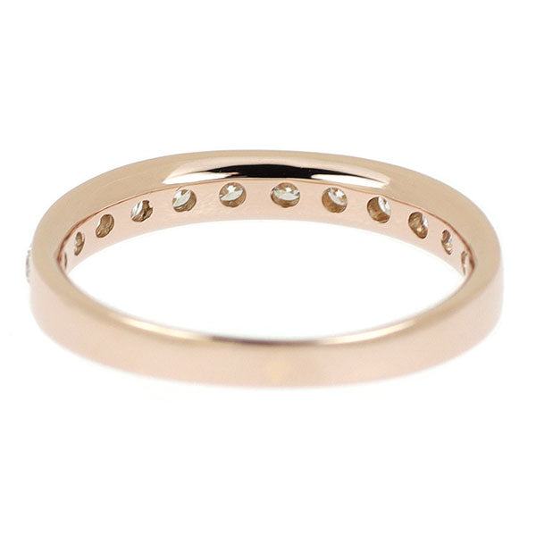 K18PG ダイヤモンド リング 0.50ct ハーフエタニティ — セルビー