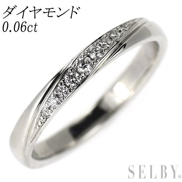 Pt999 ダイヤモンド リング 0.06ct