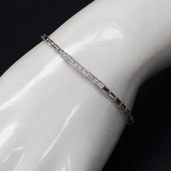 Pt900/ Pt850 ダイヤモンド ブレスレット 0.30ct 伸縮式