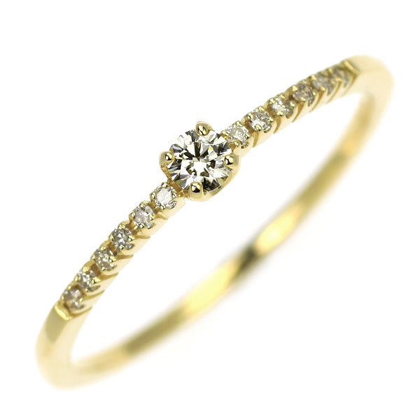 K18YG ダイヤモンド リング 0.10ct