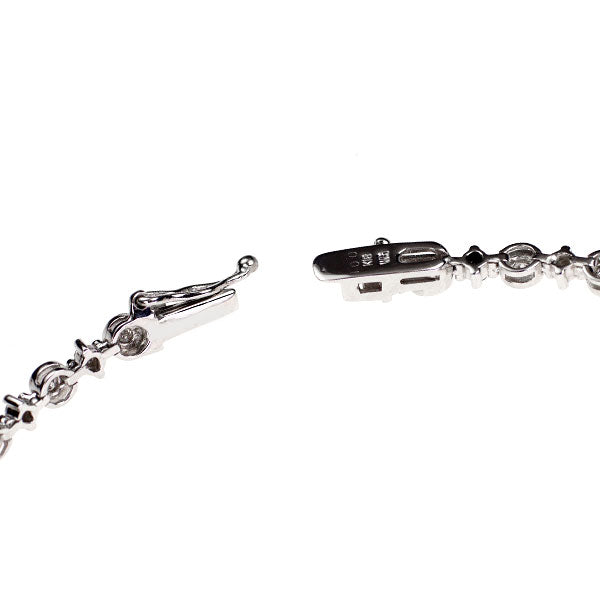 K18WG ダイヤモンド ブレスレット 1.00ct テニス