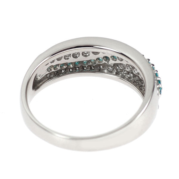 Pt900 パライバトルマリン ダイヤモンド リング 0.21ct D0.41ct