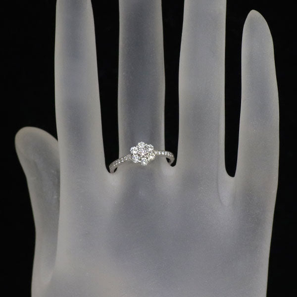 新品 希少 Pt900 天然ピンク ダイヤモンド リング 0.055ct FLP VS2 D0.43ct