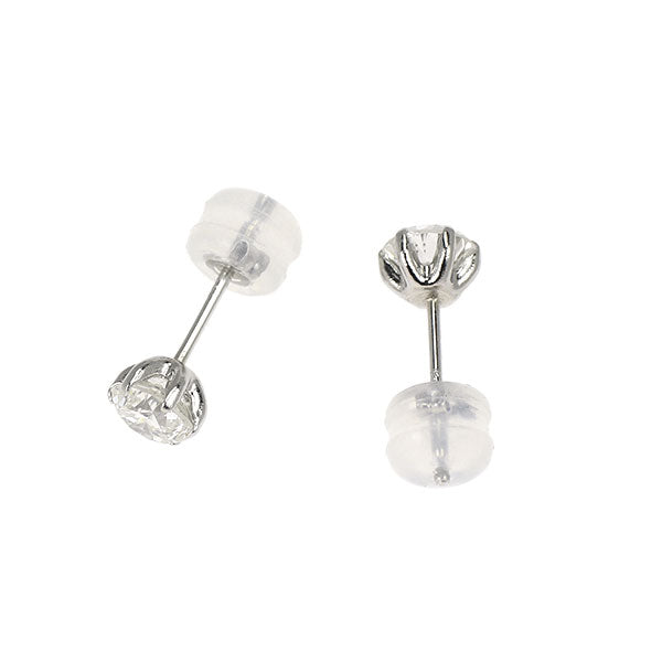 新品 Pt900 ダイヤモンド ピアス 0.887ct G/I SI2 Fair/Poor
