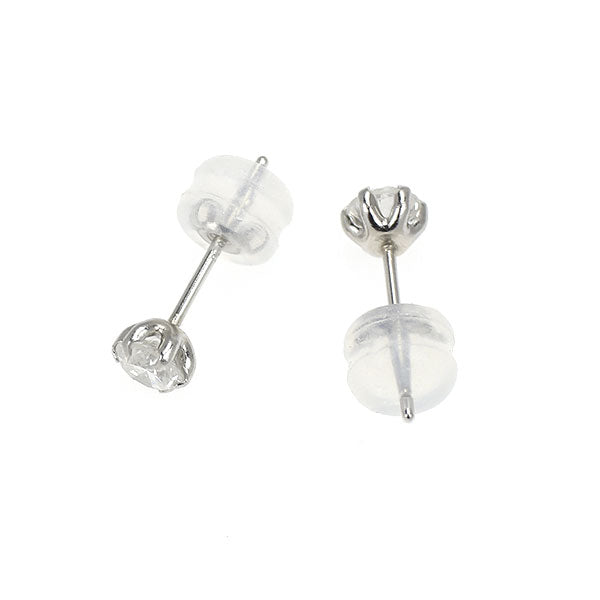 新品 Pt900 ダイヤモンド ピアス 0.443ct G/H I1 Fair