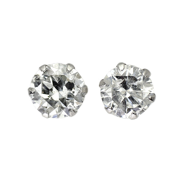 新品 Pt900 ダイヤモンド ピアス 0.70ct I I1 G