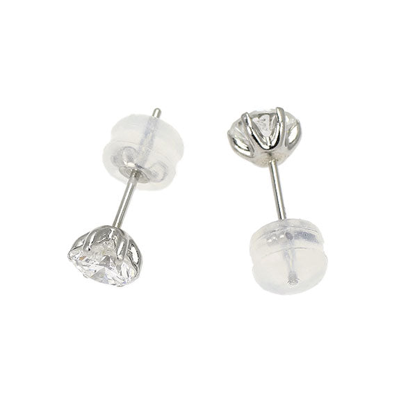 新品 Pt900 ダイヤモンド ピアス 0.904ct F/G I1 Fair/Poor