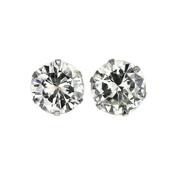 新品 Pt900 ダイヤモンド ピアス 1.008ct J/K I1 Fair