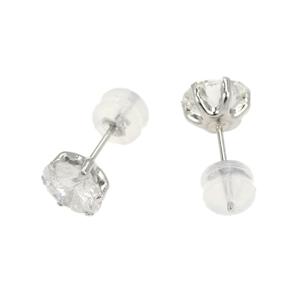 新品 Pt900 ダイヤモンド ピアス 2.095ct H/J I1-2 G/Poor